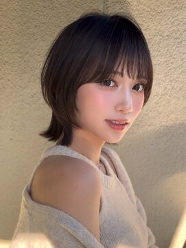 外ハネボブラインボブ切りっぱなしボブヘイリーボブ大人ボブ