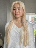 アルカナ 明治神宮前原宿(ARCANA)&nbsp;ホワイトブロンド　ホワイトカラー　抜きっぱなしブロンド