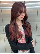 ユイマァル 岡山店(YUIMARL)&nbsp;グラデーションカラー20代30代40代ピンクカラー韓国くびれ巻き