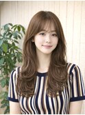 韓国風レイヤー/外はね/簡単スタイリング