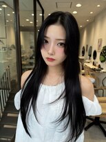 シティーバイローウェ 表参道(City/louwe)&nbsp;黒髪ロングレイヤー×ハイレイヤー