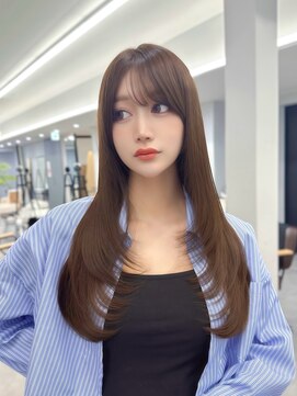 プラチナ(PLATINA) 韓国ヘア/くびれヘア/顔周りカット/レイヤーカット/顔周りカット