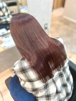 ソヨン 平塚店(SOYON) ワインレッド×美髪ストレート〇平塚