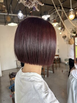 ソーイ(sowi) 切りっぱなしボブ