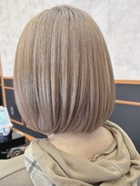 アグ ヘアー フォーキー 焼津店(Agu hair Forky) ショートボブ!ブリーチonベージュ