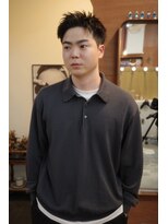 エディ(Edy)&nbsp;メンズスパイキーショート刈り上げジェットモヒカン眉毛カット