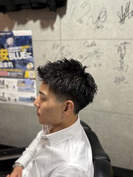 グロウヘアワークス(grow hair works) スパイキーパーマ！