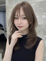 サンド クリア 横浜本店(sand clear)&nbsp;オリーブベージュ×レイヤーカット