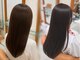 美容室サラサ 山鼻店の写真/髪質に合わせて柔らかい質感へ◎熱ダメージを抑える縮毛矯正で理想のストレートを叶えます♪