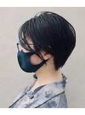 センターパートショート