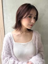 レーヴバイキートス(REVE by kiitos)&nbsp;★20代30代40代肩上くびれボブレイヤーボブピンクブラウン