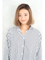 パティオンツー(PATIONN2)&nbsp;エアリーハイトーンあご下ワンレンラブグレージュカラーベース