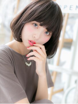 モッズヘア 越谷(mod's hair) *mod's越谷*耳かけが◎シンプルワンカール大人ボブa