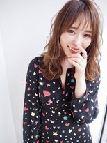 ヘアープレイス ヴィブ(hair place VIVE) シースルーな抜け感のある大人カールスタイル