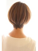 大人可愛いナチュラルショート 小顔ショート