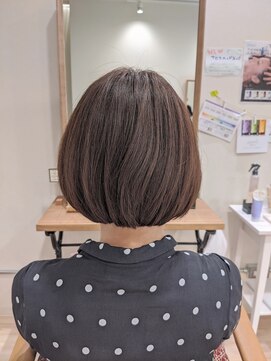 ベル 東十条(Belu) キレかわ大人ボブ☆ナチュラルグレージュ【美容室ベル東十条】