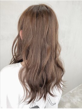 アルバム 銀座(ALBUM GINZA) ミルクティーブラウン_毛先パーマことりベージュ_ba264622