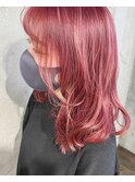 #ピンクカラー#ハイトーン#ケアブリーチ#ピンクヴァイオレット