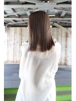 ノーマン(NORMAN)&nbsp;ブロンドベージュ×サラツヤストレート4