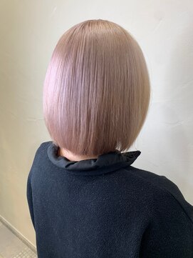 ファブ 千葉店(FaB) フェザーバング/カーキグレージュ/マッシュショートボブ[千葉駅]