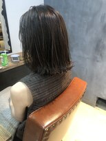 ロティー(loty)&nbsp;【福岡今泉loty赤星雄介】切りっぱなしボブ×アッシュカラー