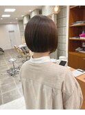 【大重】前下がりボブ ナチュラル 簡単スタイリングヘア