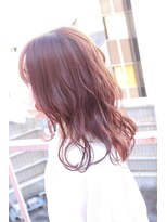 ビアージュ(Viage)&nbsp;:ロング　:ピンクブラウン　:ウェーブ