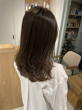 トリート 船堀店(TREAT) ロングレイヤー×オリーブベージュ_TREAT船堀