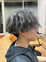 アズール 草加(azule)&nbsp;ハイライトカラー　メッシュ　メンズカラー