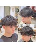 【メンズ人気ナンバー２】メンズカット+波巻スパイラルパーマ￥11000/高円寺
