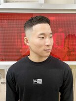 メリケンバーバーショップ トーキョー(MERICAN BARBERSHOP TYO)&nbsp;YS STYLEハイライト/マッシュパーマ/ウルフ/アッシュブラック162