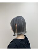 20代30代40代ダブルカラー透明感毛先パーマ肩ライン外ハネ
