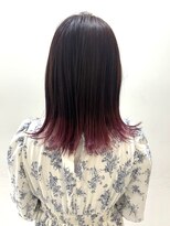 ヘアーライズ 池袋東口店(hair RISE) グラデーション風が可愛いピンク裾カラー
