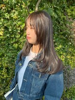 ソイルアヴェダ(Soil AVEDA)&nbsp;顔周りレイヤースタイル