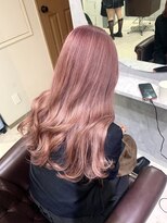 グラッジ 池袋(GLADGE)&nbsp;シルキーピンク、ダブルカラー、ブリーチカラー