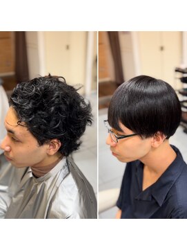 アッシュ 桜木町店(Ash) ”横浜”メンズ専用縮毛矯正で創るマッシュ　【竹永侑央限定】