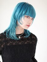 ヘアサロン ガリカ 表参道(hair salon Gallica) 圧倒的ハイトーンの寒色カラーに束感たっぷりミディアムレイヤー