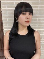 ニューヨークニューヨーク 三宮店(NYNY) マッシュウルフ/ミディアムウルフ/暗めカラー/アッシュカラー