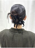 ツインカチモリヘア/参列ヘア/アップヘア/ヘアアレンジ