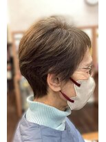 シーズンプラス(SEASON PLUS)&nbsp;絶壁解消/ひし形/大人可愛い/斜めバング/40代/ミセスヘア26A