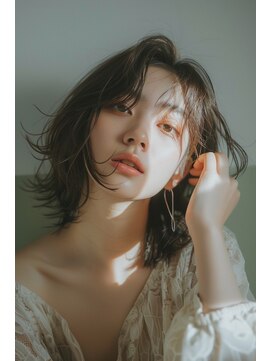 ラナ 新宿(lana) ボブウルフ/ウルフ/顔まわり/ワイドバング【lana hair 新宿】