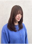【qumu MARIKO】レイヤーカット×ピンクブラウン