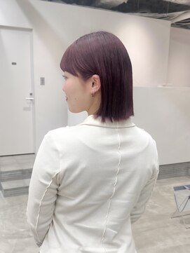 ソア(soa) チェリーレッド/ボブ/枚方美容室/大阪美容室
