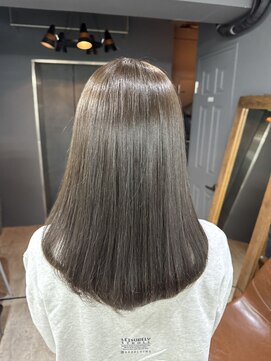 ロフティー 清澄白河(LOFTY) 赤み消し上品艶カラー/透明感／髪質改善/ふんわり柔らかい