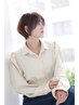 【白髪染めも◎】リタッチカラー+TR+ブロー￥8.800 (ブロー無しドライで￥7.700