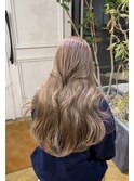 ミルクティーグレージュグレージュカラーダブルカラー