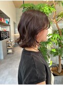 ピンクベージュインナーカラー