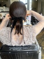 ガルボ ヘアー(garbo hair)&nbsp;お呼ばれヘア 10代 20代 30代 ヘアアレンジ ヘアセット