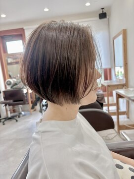 ラポール 柏店(RAPPOR) 大人ボブスタイル/ヘーゼルグレージュ/30代40代50代60代