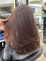 ラピス 渋谷本店(Lapis)&nbsp;ココアブラウン/バタフライレイヤーカット/髪質改善/海外風